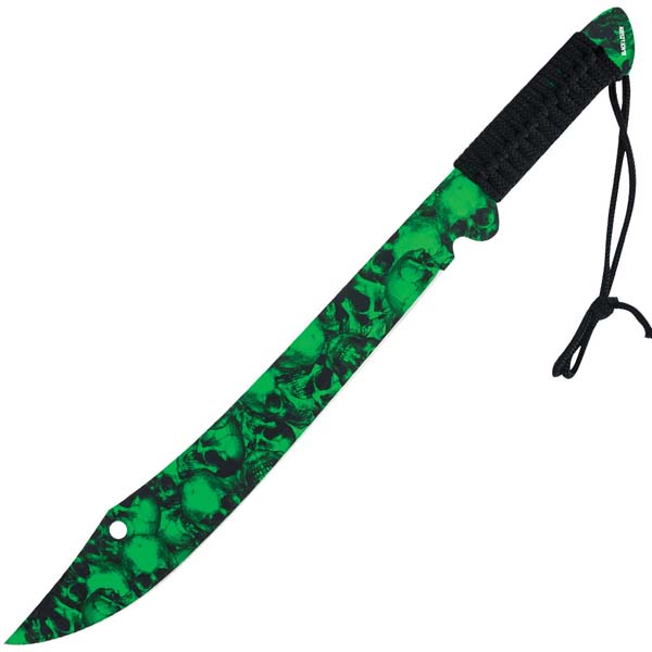 foto Black Legion Skull Mayhem Sword with sheath, green